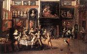 FRANCKEN, Ambrosius Supper at the House of Burgomaster Rockox dhe china oil painting artist